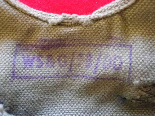 RHODESIAN ARMY - WATER BOTTLE (NO LID) + FIREBUCKET + POUCH (INSCRIBED MADE WSG)   (5992)