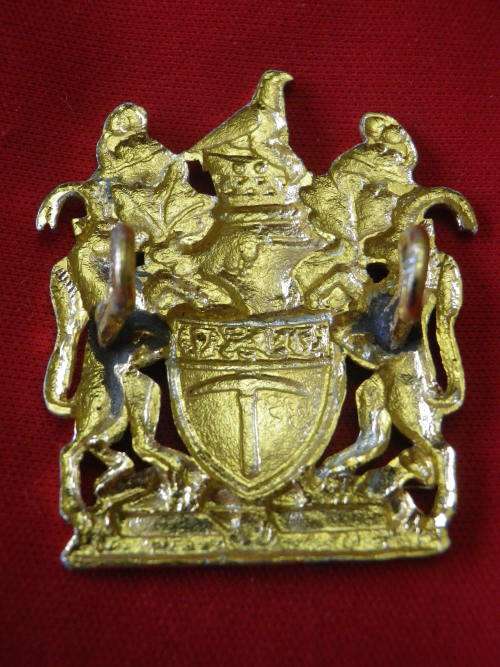 RHODESIAN ARMY - WO1 GOLD ANODISED WRIST BADGE    (1039)