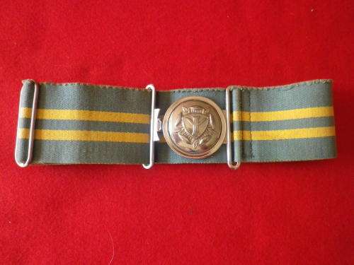 RHODESIAN INTELLIGENCE CORPS STABLE BELT - INSCRIBED - MAX LENGTH. 97CM / 38" (3452)