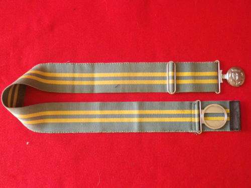 RHODESIAN INTELLIGENCE CORPS STABLE BELT - INSCRIBED - MAX LENGTH. 97CM / 38" (3452)