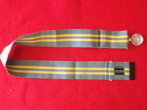 RHODESIAN INTELLIGENCE CORPS STABLE BELT - INSCRIBED - MAX LENGTH. 97CM / 38" (3452)