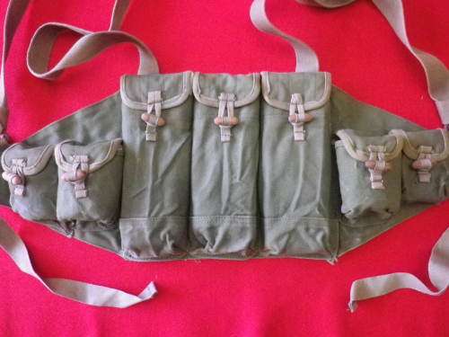 RHODESIAN BUSH WAR - ZIPRA AK47 CHEST RIG, ALSO USED BY SAS, RLI, SELOUS SCOUTS, ON OPS ETC  (4013)
