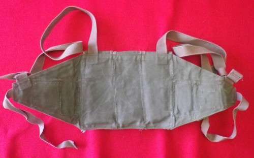 RHODESIAN BUSH WAR - ZIPRA AK47 CHEST RIG, ALSO USED BY SAS, RLI, SELOUS SCOUTS, ON OPS ETC  (4013)