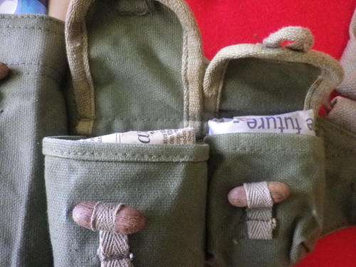 RHODESIAN BUSH WAR - ZIPRA AK47 CHEST RIG, ALSO USED BY SAS, RLI, SELOUS SCOUTS, ON OPS ETC  (4013)