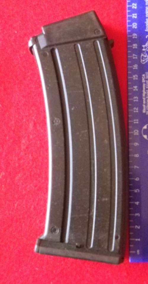 SADF - R  4 30 ROUND NYLON MAG - STAMPED "86"  &   INSCRIBED  -       (4023)