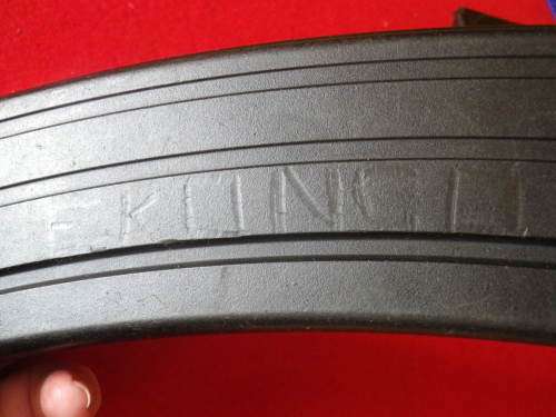 SADF - R  4 30 ROUND NYLON MAG - STAMPED "86"  &   INSCRIBED  -       (4023)