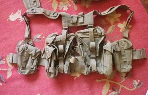 SADF - WEB SET INCLUDING BELT, PACKS, POUCHES ETC ETC, SEE LIST BELOW    (4014)