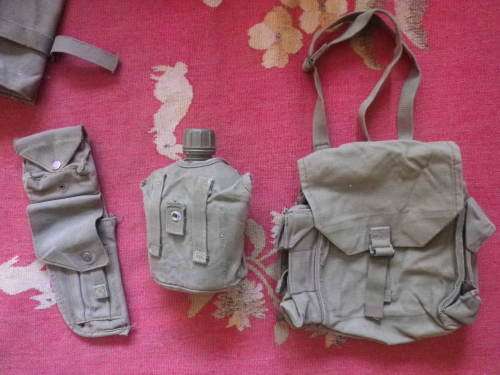 SADF - WEB SET INCLUDING BELT, PACKS, POUCHES ETC ETC, SEE LIST BELOW    (4014)