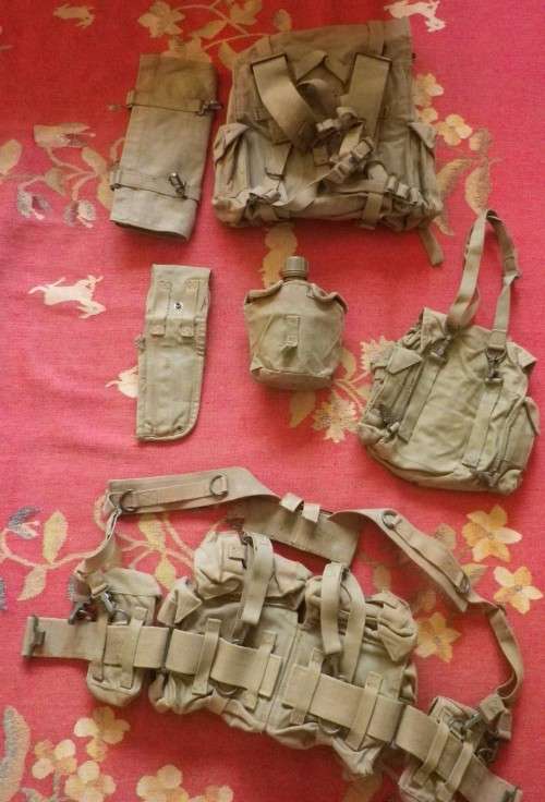 SADF - WEB SET INCLUDING BELT, PACKS, POUCHES ETC ETC, SEE LIST BELOW    (4014)