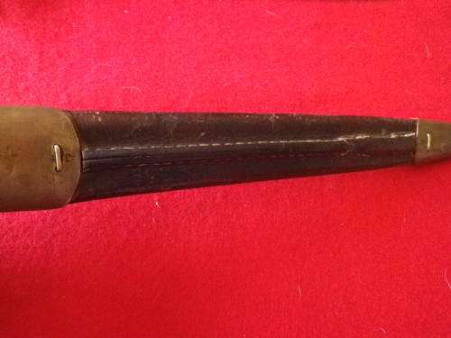 BRITISH- LEE METFORD P1888 MK 2 RIFLE BAYONET + SCABBARD - MADE WILKINSON SEE BELOW (6070)
