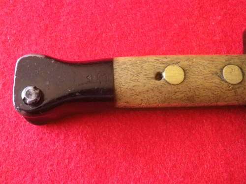BRITISH- LEE METFORD P1888 MK 2 RIFLE BAYONET + SCABBARD - MADE WILKINSON SEE BELOW (6070)