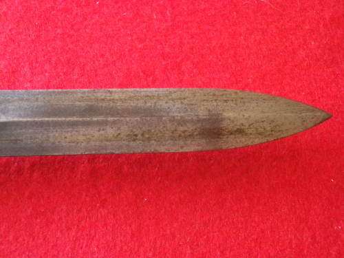 SA / RHODESIA M1 FAL TYPE A BAYONET + METAL SCABBARD - MADE BY FN - SA "UM" STAMP + No. - RARE(6075)