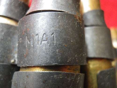 SA BORDER WAR - 20 ROUND 12.7mm CASES IN LINK BELT - SEE PICS FOR MARKINGS   (4104)