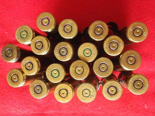SA BORDER WAR - 20 ROUND 12.7mm CASES IN LINK BELT - SEE PICS FOR MARKINGS   (4104)