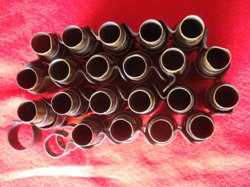 SA BORDER WAR - 20 ROUND 12.7mm CASES IN LINK BELT - SEE PICS FOR MARKINGS   (4104)