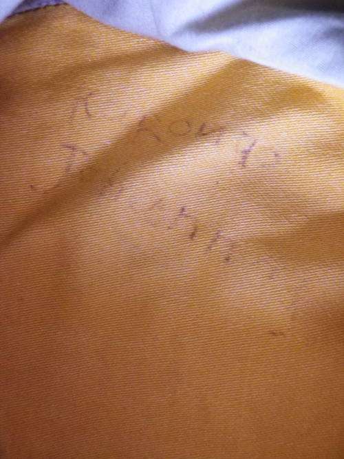 SWAPOL / SA BORDER WAR - KOEVOET COMBAT CAP - EAR COVERS ADDED ON  - RIM 54cm  - INSCRIBED (4118)