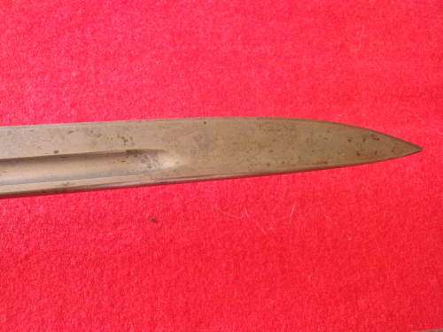 BRITISH P1907 RHODESIAN ARMY ISSUED BAYONET MADE BY CHAPMAN + SCABBARD + FROG - SEE MORE BELOW(3509)