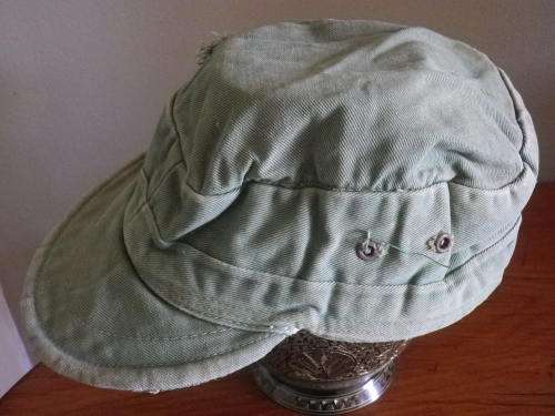 RHODESIAN BUSH WAR PICK UP - CUBAN STYLE COMBAT CAP - EX ZIPRA - RIM 52CM/20.5"      (4117)