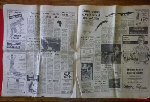 RHODESIA HERALD NEWSPAPERS (X2) DATED 2/10/1979 & 3/10/1979 - SEE MORE BELOW   (3560)