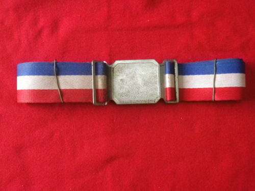 SADF - MAINTENANCE UNIT STABLE BELT + BUCKLE - NO BADGE - MAX SIZE APPROX 92cm/36"       (4166)