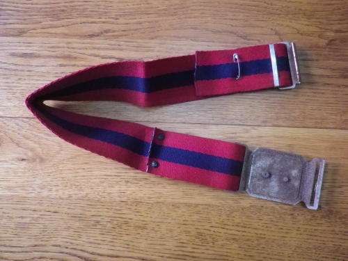 SADF - ENGINEERS CORPS. STABLE BELT + BUCKLE - MAX SIZE 97cm/38" DINNES 4033   (4163)