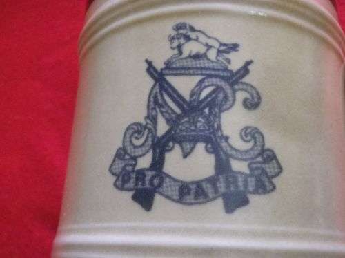 SADF - NATAL CARBINEERS BEER MUG  -  MADE BY DROSTDY STONECRAFT         (4133)