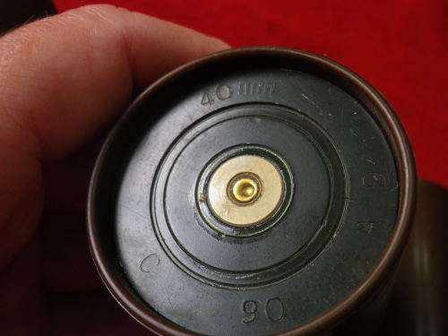 SADF -  3 X 40mm USED GRENADE CARTRIDGE CASES       (4188)