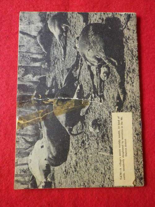 RHODESIAN WAR - "ANATOMY OF TERROR" 1974 BOOKLET  - SOME TEARS SEE PICS    (1679)