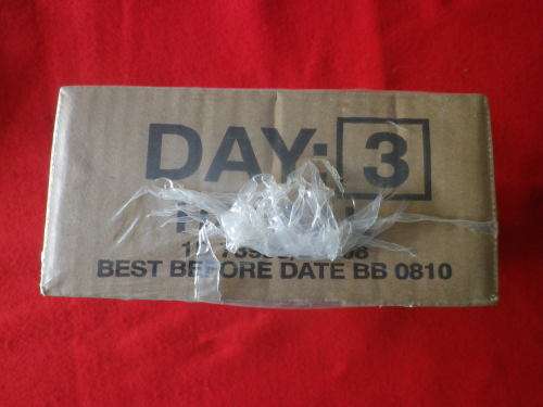 SANDF - 3 DAY RATION PACK - EXPIRED - FOR DISPLAY PURPOSES -    (4228)
