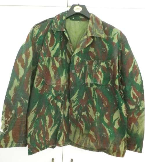 RHODESIAN BUSH WAR PICK UP - SAUDI ARABIA CAMO L/S  SHIRT "DPM JUNGLE GREEN" EX ZIPRA    (4205)