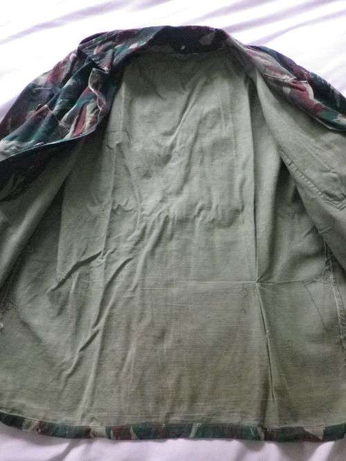 RHODESIAN BUSH WAR PICK UP - SAUDI ARABIA CAMO L/S  SHIRT "DPM JUNGLE GREEN" EX ZIPRA    (4205)