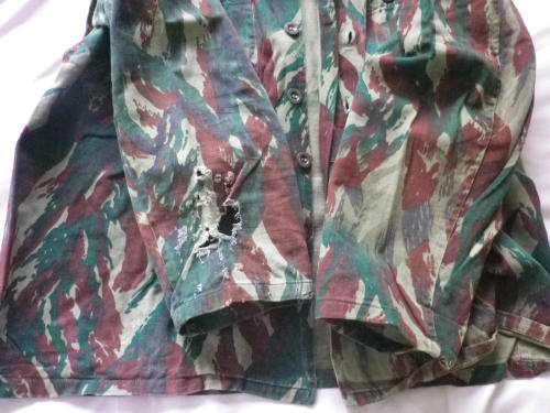 RHODESIAN BUSH WAR PICK UP - SAUDI ARABIA CAMO L/S  SHIRT "DPM JUNGLE GREEN" EX ZIPRA    (4205)