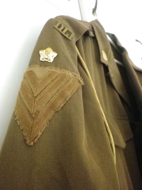 SADF - DLI BUNNY JACKET FOR S/SERGEANT - ALL INSIGNIA INC. LANYARD + WHISTLE  (4226)