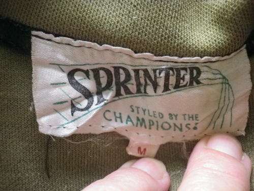 RHODESIAN CAMMO 2 PIECE TRACKSUIT - MADE SPRINTER - SIZE M - SCARCE - GOOD CONDITION (4196)