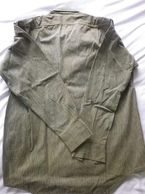RHODESIAN BUSH WAR PICK UP - "RICE FLECK" CAMO COMBAT SHIRT, EX ZIPRA -SCARCE (MADE POLAND?) (4204)