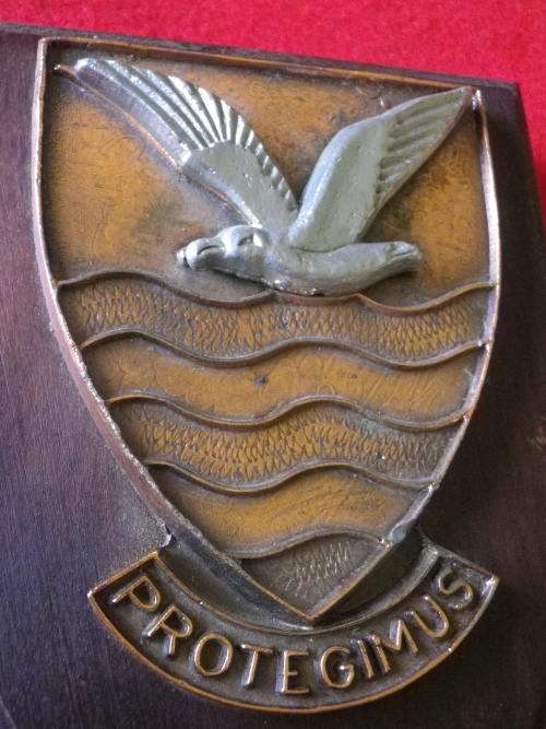 SAAF - 27 SQUADRON PLAQUE WW2 - 1990     (6344)