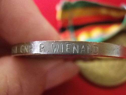 RHODESIAN GSM FULL SIZE MEDAL TO GUNNER (RhA) + ZIM INDEPENDENCE MEDAL - SEE PICS   (3623)