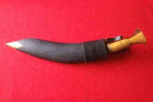 GURKHA RIFLES CONTEMPORARY KNIFE + SHEATH + 2X SMALL UTILITY KNIVES - NO MAKERS MARK -SEE BELOW (88)