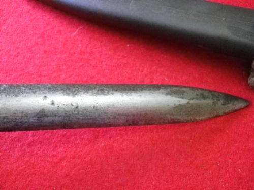 SA / RHODESIA -   R1 / FN BAYONET (BELGIAN MADE)  + PLASTIC SCABBARD, + FROG         (4286)