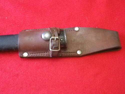 SA / GB -1907 PATT. WILKINSON BAYONET+ SCABBARD + FROG + UNION STAMP, SSB ETC. BLADE 43.4cm  (4318)