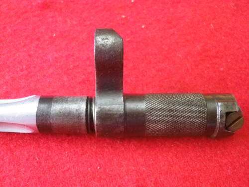 RHODESIAN BUSH WAR PICK UP - SKS / AK   SCREW DRIVER /  PIG STICKER  BAYONET  - BLADE 30cm   (4321)