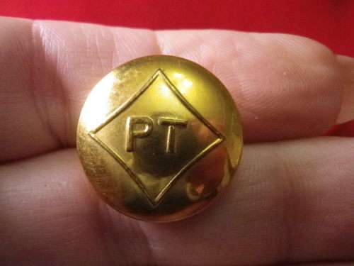 RHODESIAN POSTS & TELECOMMUNICATIONS 7 X BRASS TUNIC BUTTONS - OD'S 19.5mm       (6536)