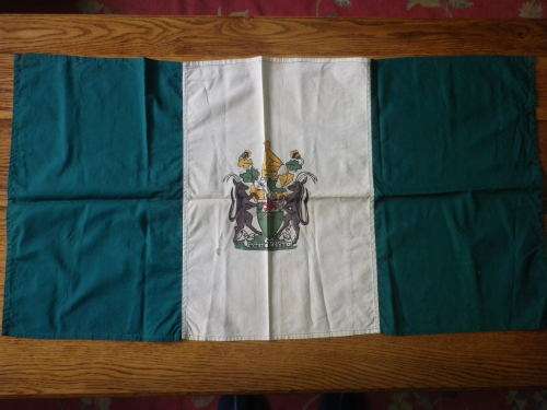 RHODESIAN - COMMEMORATIVE ONE SIDED  "FLAG" CLOTH  -  SIZE 100CM X 55CM      (2260)