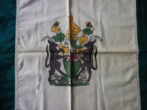 RHODESIAN - COMMEMORATIVE ONE SIDED  "FLAG" CLOTH  -  SIZE 100CM X 55CM      (2260)