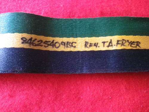 SADF - 5 SAI STABLE BELT + BUCKLE - INSCRIBED - MAX LENGTH 98cm / 35"        (3701)