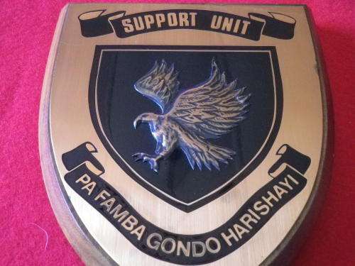 RHODESIA - BSAP SUPPORT UNIT PLAQUE       (6631)