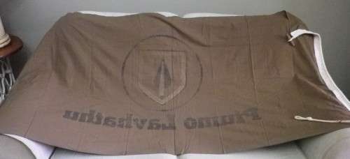 RHODESIAN SECURITY FORCE AUXILIARIES - PFUMO LAVHATHU FLAG - EXTREMELY RARE - 173cm X 85cm  (4307)