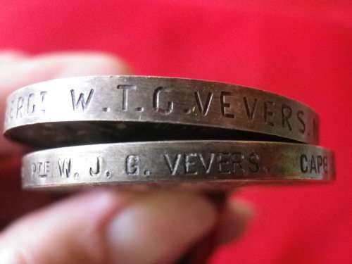 RHODESIA - BSACo. MEDAL + BOER WAR QSA TO VEVERS + RESEARCH - SEE/READ MORE BELOW    (6650)