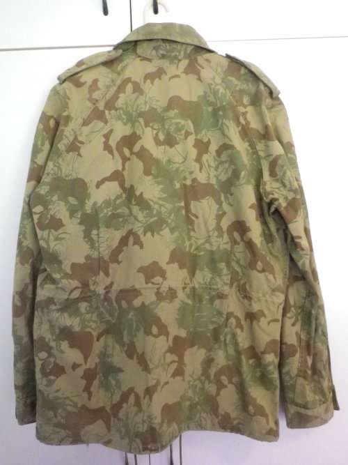 SAP - 2ND PATT. CAMO JACKET + DETACHABLE WOOL LINING - SIZE M. - MADE ENSIGN - OBSOLETE       (4334)