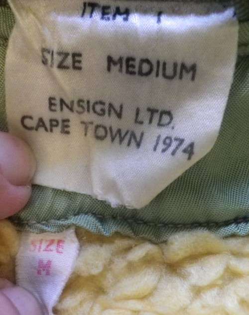 SAP - 2ND PATT. CAMO JACKET + DETACHABLE WOOL LINING - SIZE M. - MADE ENSIGN - OBSOLETE       (4334)